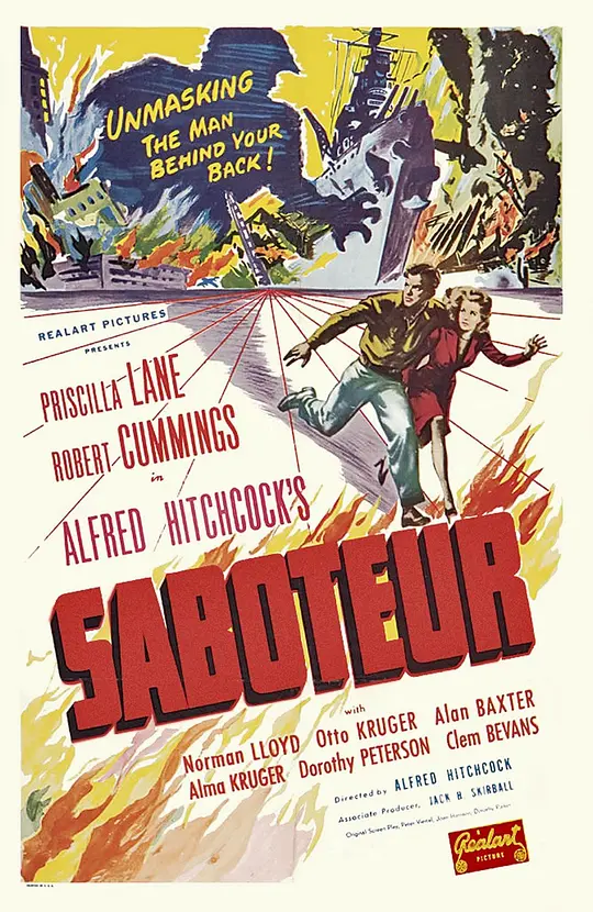 海角擒凶[简繁英字幕].Saboteur.1942.BluRay.2160p.DTS-HD.MA.2.0.HDR.x265.10bit-DreamHD 18.17GB 